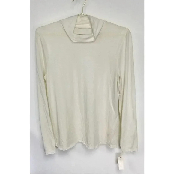 Antropologie Womens Ivory Pullover Turtleneck Long Sleeve Top Size XL NWT - Picture 1 of 10